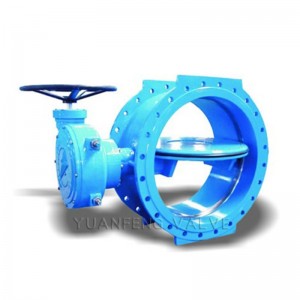 Valva fluture flansa