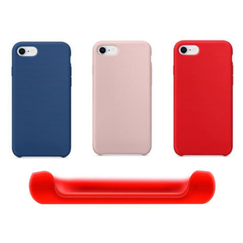 Carcasă de telefon pentru microfibre moi din silicon lichid pentru iPhone Xs