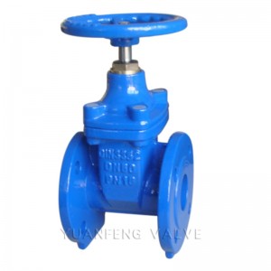 Supapă de poartă așezată rezistentă cu tulpină neînălțată