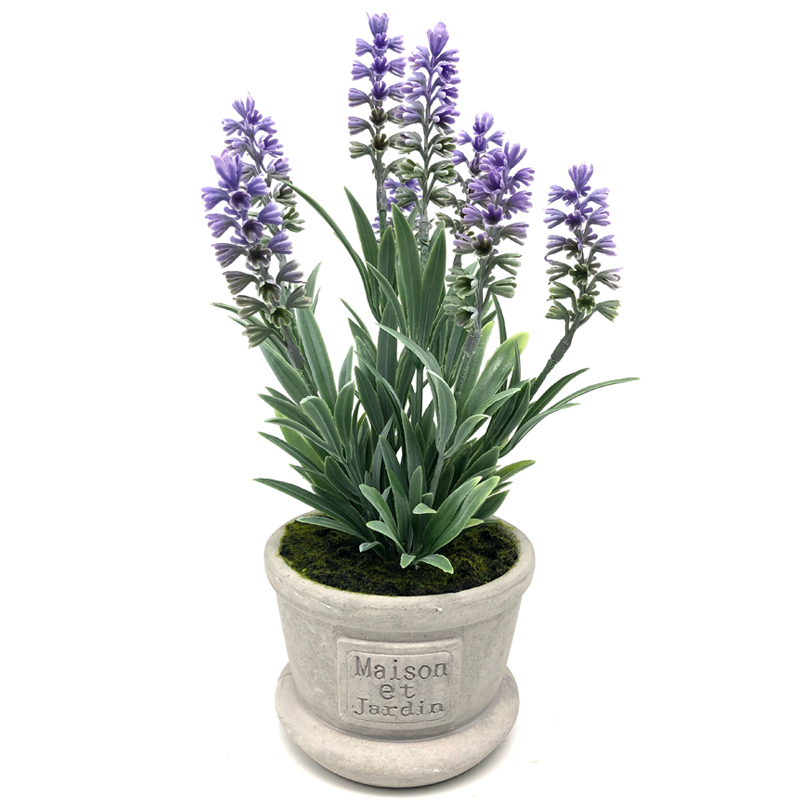 Artificial Modern Plantă pentru ghivece Decor acasă Lavanda Flori Aranjamente Decorațiuni pe masă
