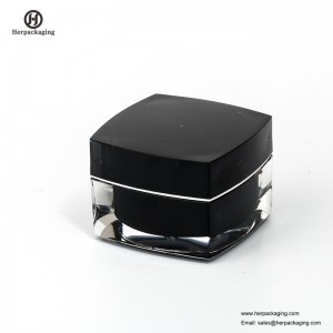 HXL214 Jucărie cosmetică rotundă goală cosmetică cu perete dublu, pentru îngrijirea tenului