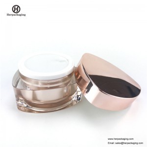 HXL219 lux rotund borcan cosmetic acrilic gol