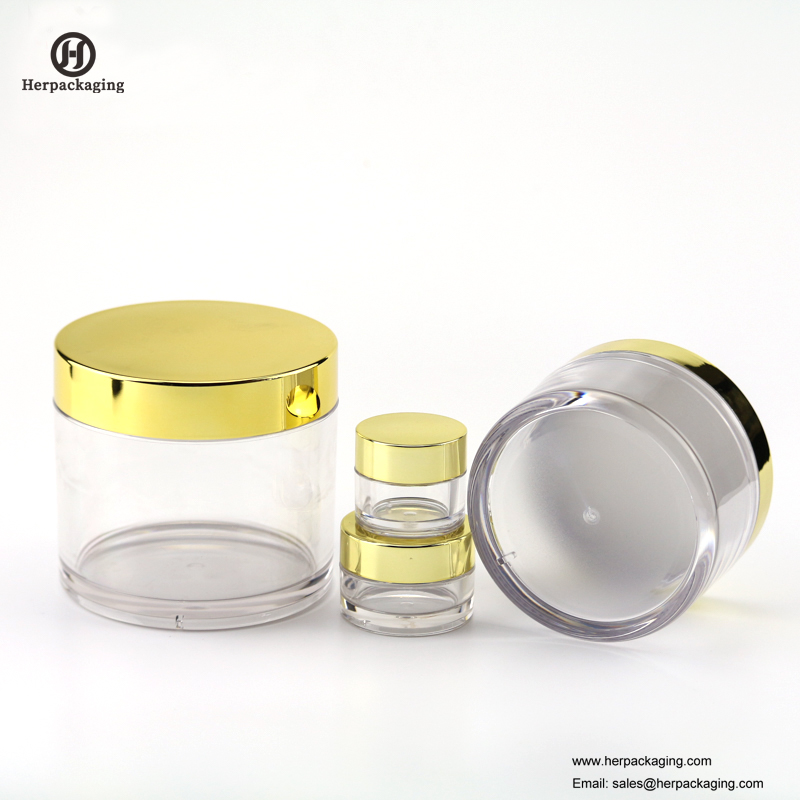 HXL237 borcane cosmetice de lux rotunde, acrilice goale