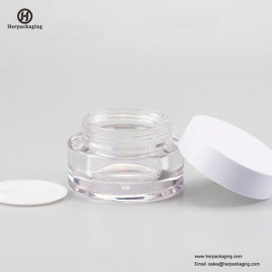 HXL237A borcan de lux rotund cosmetice acrilice goale