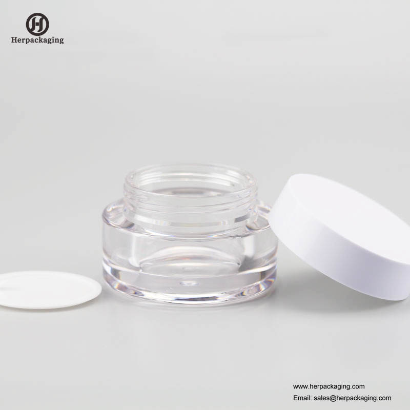 HXL237A borcan de lux rotund cosmetice acrilice goale