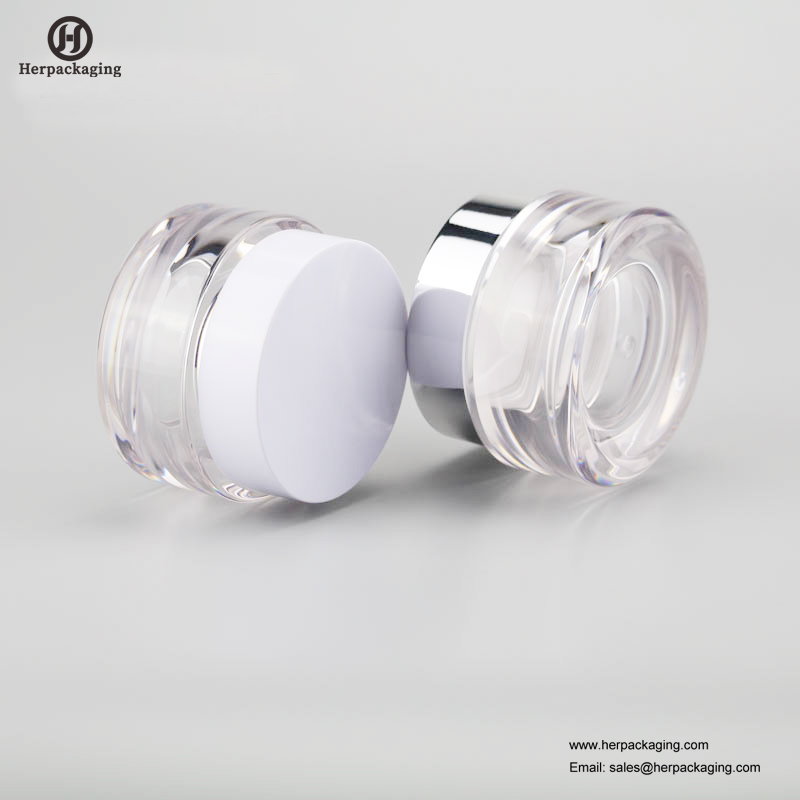 HXL237A borcan de lux rotund cosmetice acrilice goale