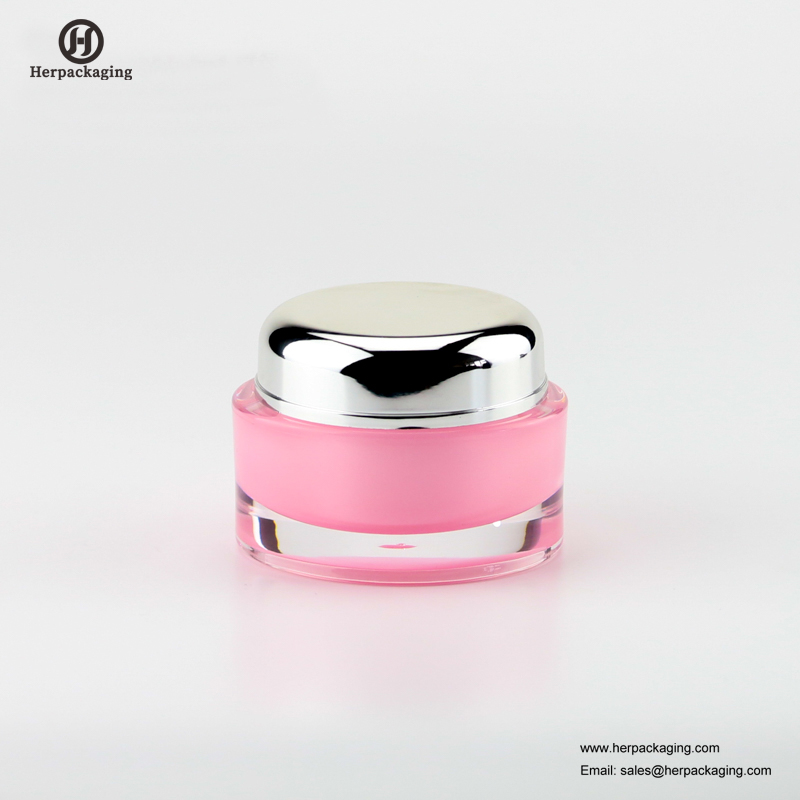 HXL2110 lux rotund borcan cosmetic acrilic gol
