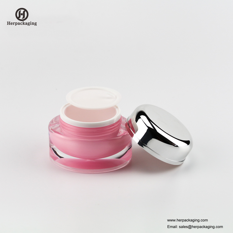 HXL2110 lux rotund borcan cosmetic acrilic gol