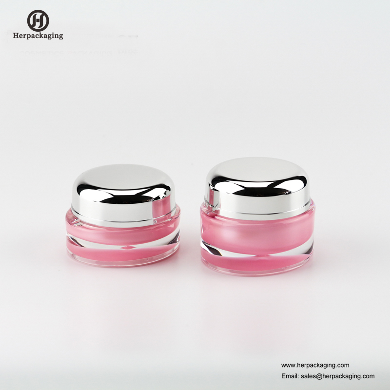 HXL2110 lux rotund borcan cosmetic acrilic gol