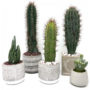 Cactus artificial modern acasă sau birou în ghiveci decorativi decorațiuni reușite