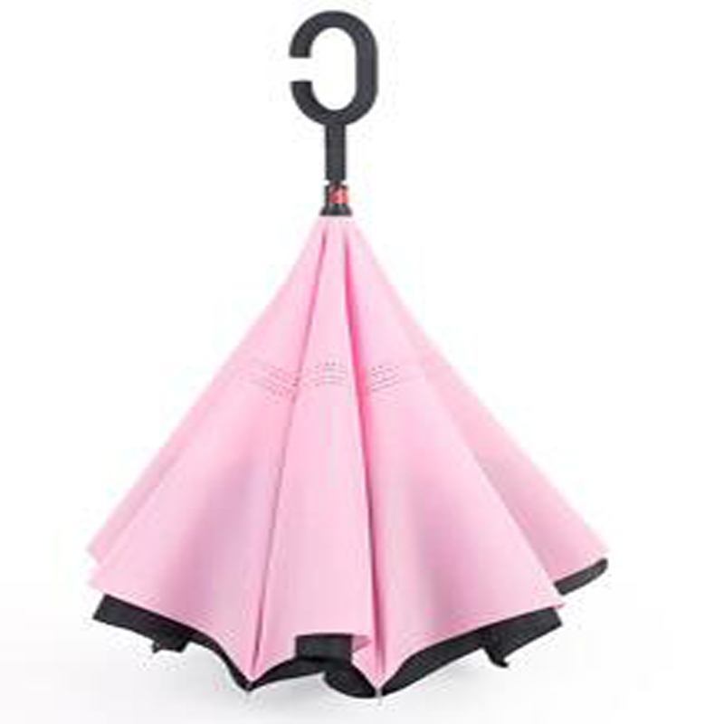 Umbrelă inversă Umbrelă inversă inversă cu design în interior și mâner fără picătură în formă de C