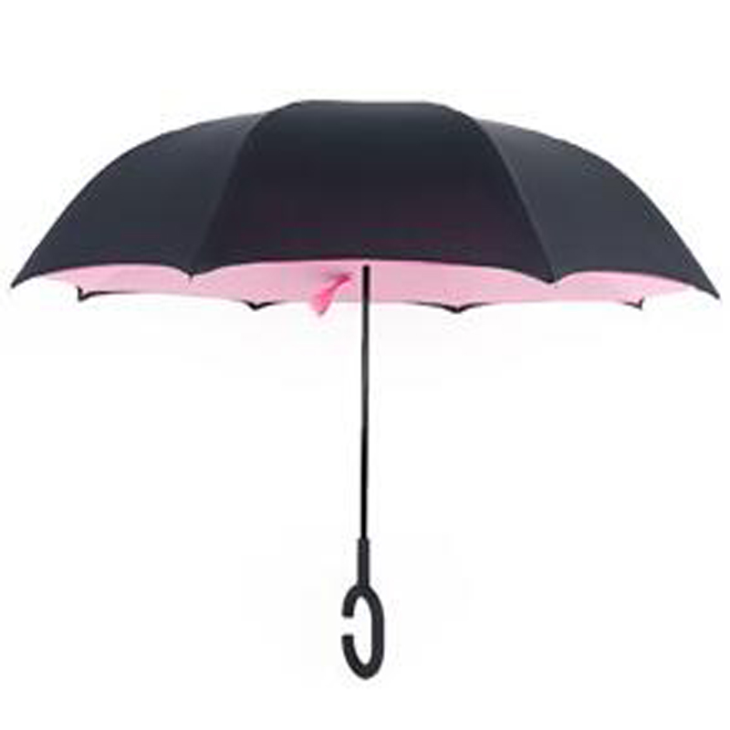 Umbrelă inversă Umbrelă inversă inversă cu design în interior și mâner fără picătură în formă de C