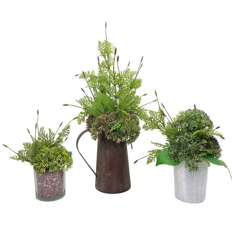 Răsaduri artificiale realiste de lavandă Plantă de copac verde Grădină cu decorațiuni de acasă