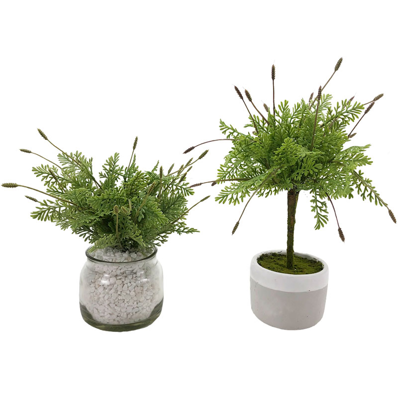 Răsaduri artificiale realiste de lavandă Plantă de copac verde Grădină cu decorațiuni de acasă
