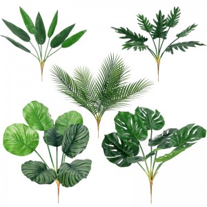 Plantă artificială din plastic Iarbă pentru casă Nuntă Acasă Masă Aranjament Decor Verde