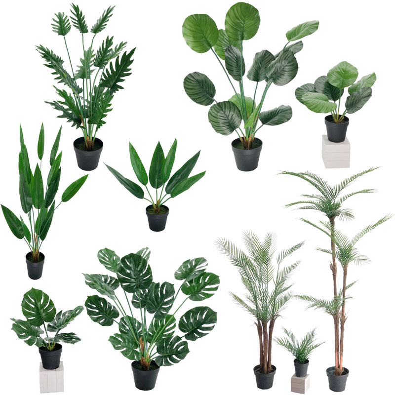 Plantă artificială iarbă cu ghiveci pentru casă nuntă Acasă Masă Aranjament Decor Verde