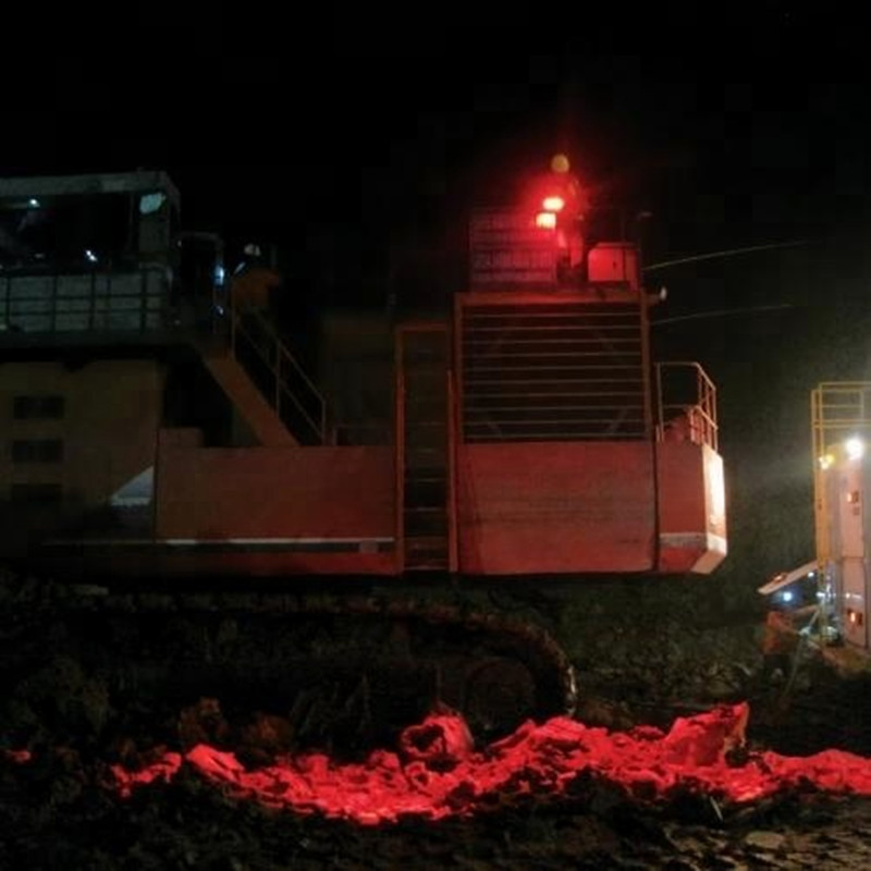 Maxtree 120W Macara cu lumina de iluminare ridicată Macara roșu Lumină linie roșie