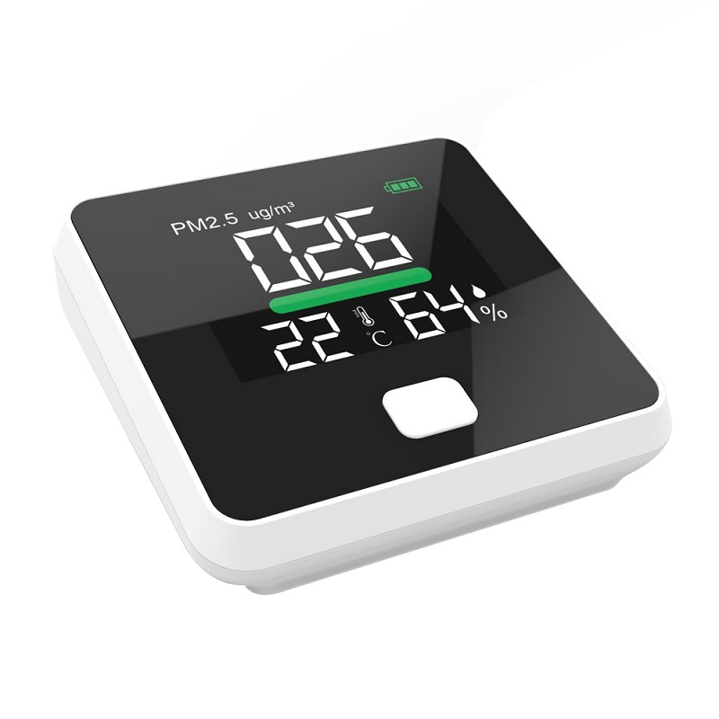 Dienmern DM103B Monitor de calitate a aerului Laser PM2.5 Tester de detectare Monitor de gaz / Analizor de gaz / Contor de umiditate de temperatură Diagnostic