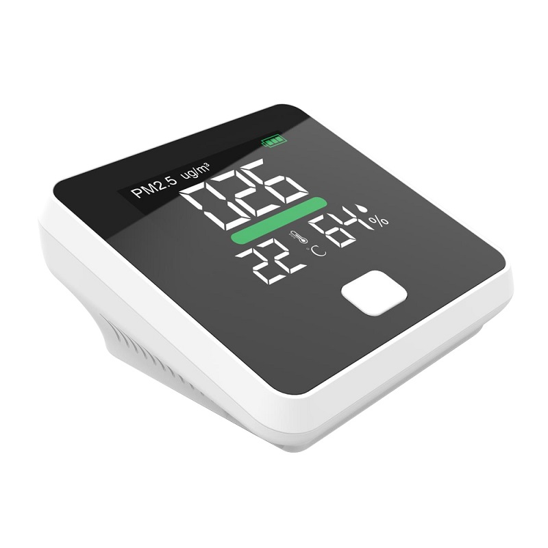 Dienmern DM103B Monitor de calitate a aerului Laser PM2.5 Tester de detectare Monitor de gaz / Analizor de gaz / Contor de umiditate de temperatură Diagnostic