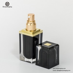 HXL326 Gol cremă acrilică fără aer și loțiune pentru loțiune Ambalare cosmetică recipient pentru îngrijirea pielii