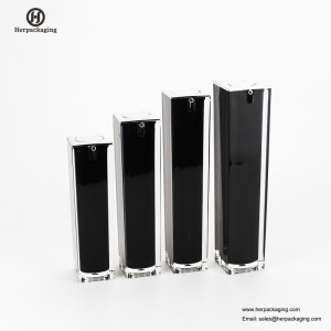 HXL414 Gol cremă acrilică fără aer și loțiune pentru loțiune Ambalare cosmetică recipient pentru îngrijirea pielii