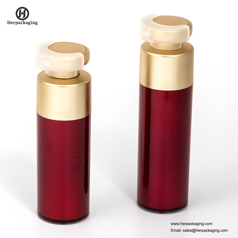 HXL3210 Gol cremă acrilică fără aer și loțiune pentru loțiune Ambalare cosmetică recipient pentru îngrijirea pielii