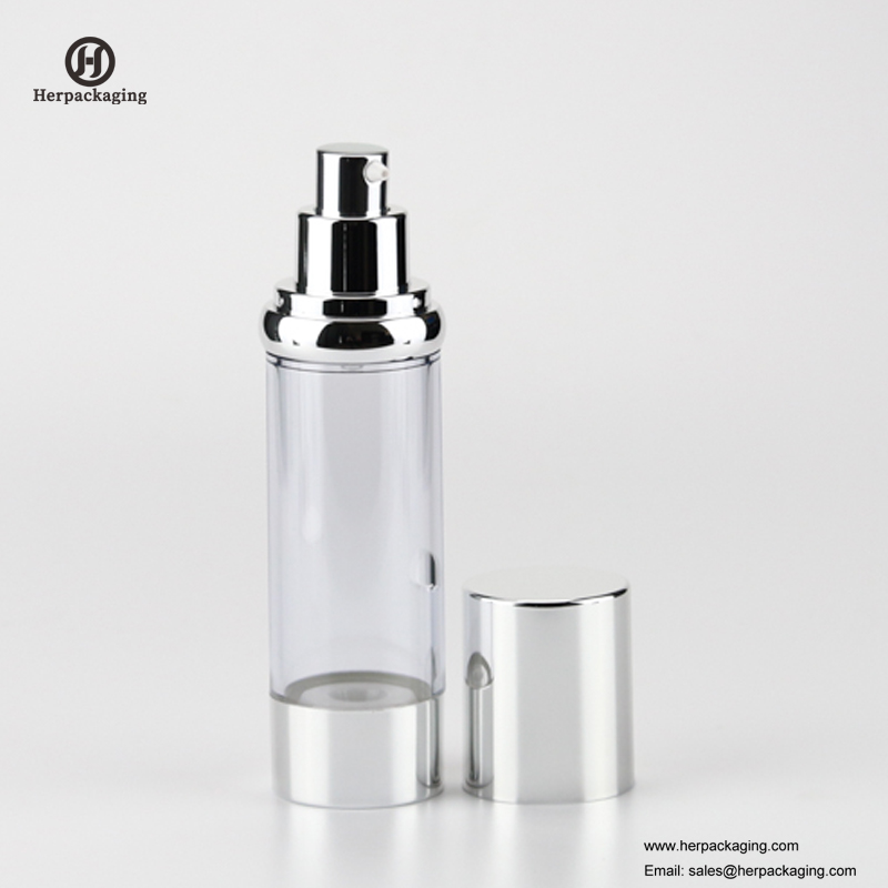 HXL4210 Gol cremă acrilică fără aer și loțiune Ambalare recipient de îngrijire a pielii cosmetice