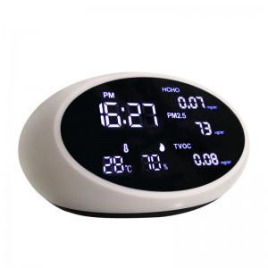 Dienmern PM2.5 Detector de aer PM 10 Monitor de calitate a aerului Analizor de gaz PM 1.0 Detector cu TVOC AQI HCHO în interior