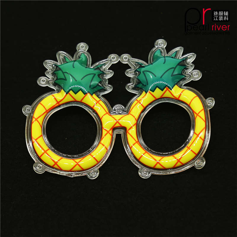 ochelari de ananas Patch puffy PVC