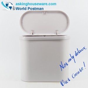 Slim Recycle Capac Capac Apăsați coșul de gunoi