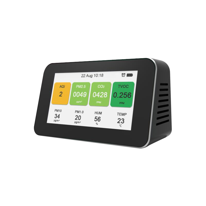 Tester de calitate a aerului Monitor portabil pentru detectoare laser PM2.5 pentru mașina de birou