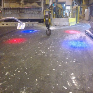 Indicator de macara LED 84-120W pentru indicatoarele macarale roșii / albastre