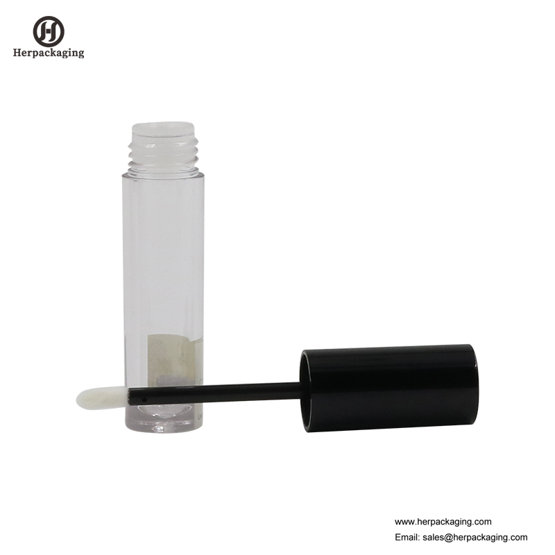 HCL301 Clear Plastic Tuburi de luciu pentru buze goale pentru produse cosmetice color aplicatoare de luciu pentru buze flocate