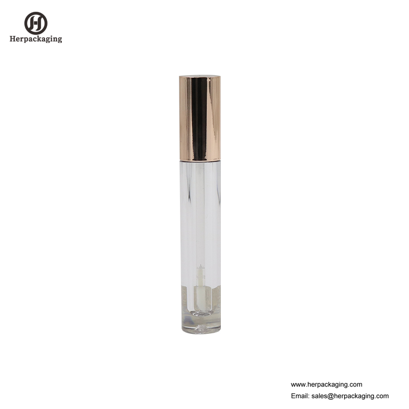 HCL304 Clear Plastic Tuburi lucioase pentru buze pentru produse cosmetice color aplicatoare de luciu pentru buze