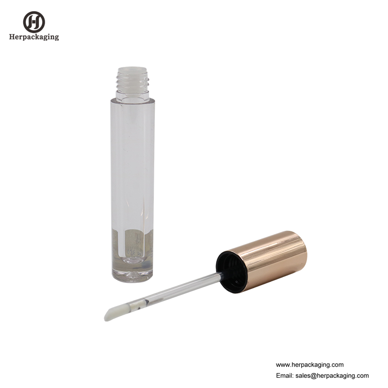 HCL304 Clear Plastic Tuburi lucioase pentru buze pentru produse cosmetice color aplicatoare de luciu pentru buze