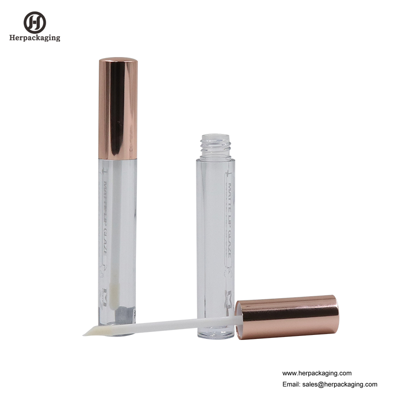 HCL304 Clear Plastic Tuburi lucioase pentru buze pentru produse cosmetice color aplicatoare de luciu pentru buze