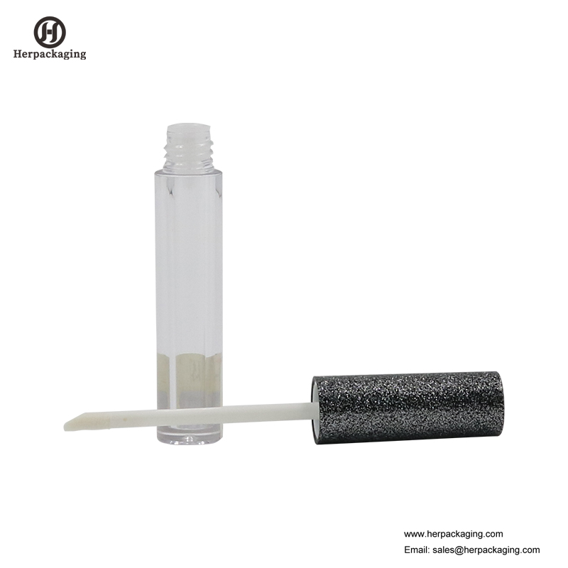 HCL305 Clear Plastic Tuburi de luciu pentru buze goale pentru produse cosmetice color aplicatoare de luciu pentru buze flocate