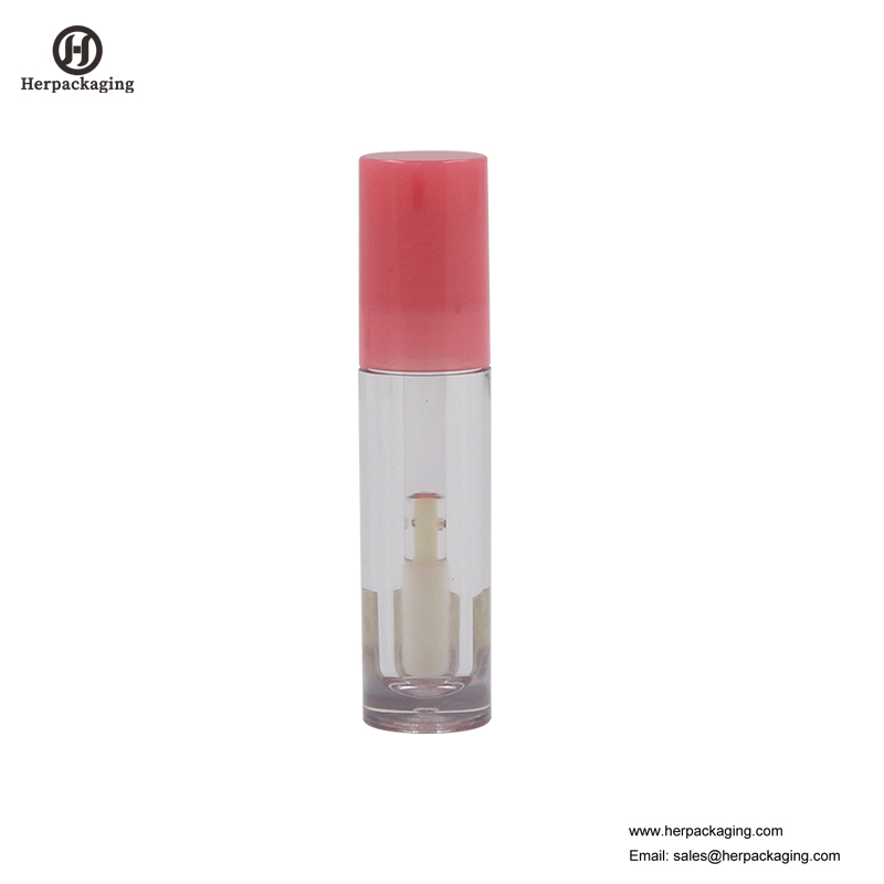HCL306 Clear Plastic Tuburi de luciu pentru buze goale pentru produse cosmetice color aplicatoare de luciu de buze flocate