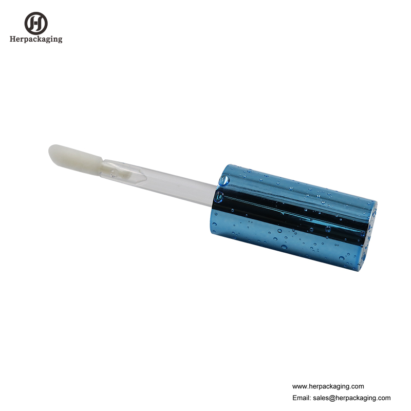 HCL307 Clear Plastic Tuburi lucioase pentru buze pentru produse cosmetice color aplicatoare de luciu pentru buze flocate