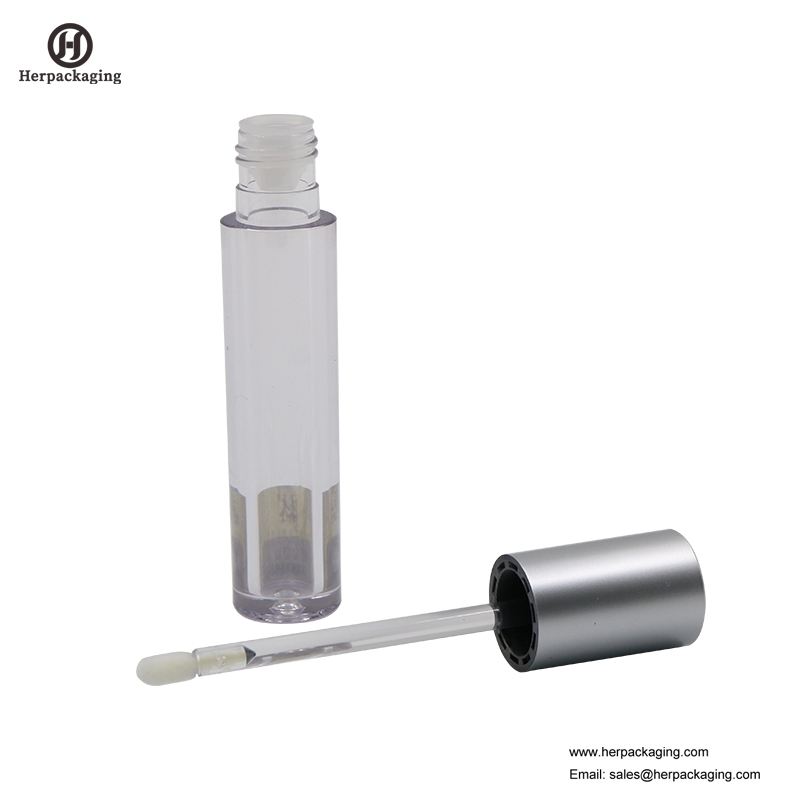 HCL309 Clear Plastic Tuburi de luciu pentru buze goale pentru produse cosmetice color aplicatoare de luciu pentru buze flocate