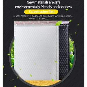 Impresoare personalizate rezistente la șocuri cu bule albe umplute cu pachet de transport pungă de plastic