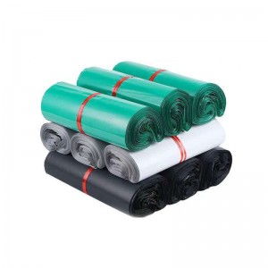 geantă de curierat din plastic personalizată cu pungi și ups Geantă expresă dhl cu buzunar transparent