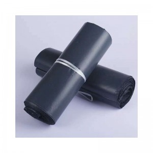 Geantă de plastic neagră, personalizată din plastic, poliță Mailer, pungă din polietilenă cu ambalaj roz