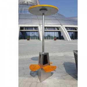Solar Shelter Scaune Bănci de Oțel Publicitate Pole Telefon și tablete Încărcare