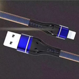 Împletit încărcătură rapidă din carcasă din aluminiu, flexibil, îndoit Cablul de date USB fără tangență pentru micro USB, tip C, încărcarea și sincronizarea fulgerului pentru iPhone