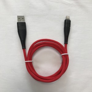 Împletit încărcătură rapidă rotundă din carcasă din aluminiu Flex flexare Cablu de date USB fără tangență pentru micro USB, tip C, încărcare și sincronizare fulger pentru iPhone