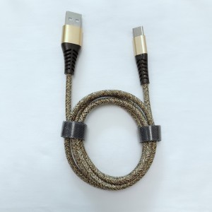 Preț bun Nou îndoit Flex îndoire încărcare rapidă rotundă din aluminiu Carcasă de date USB pentru micro USB, tip C, iPhone încărcător fulger și sincronizare