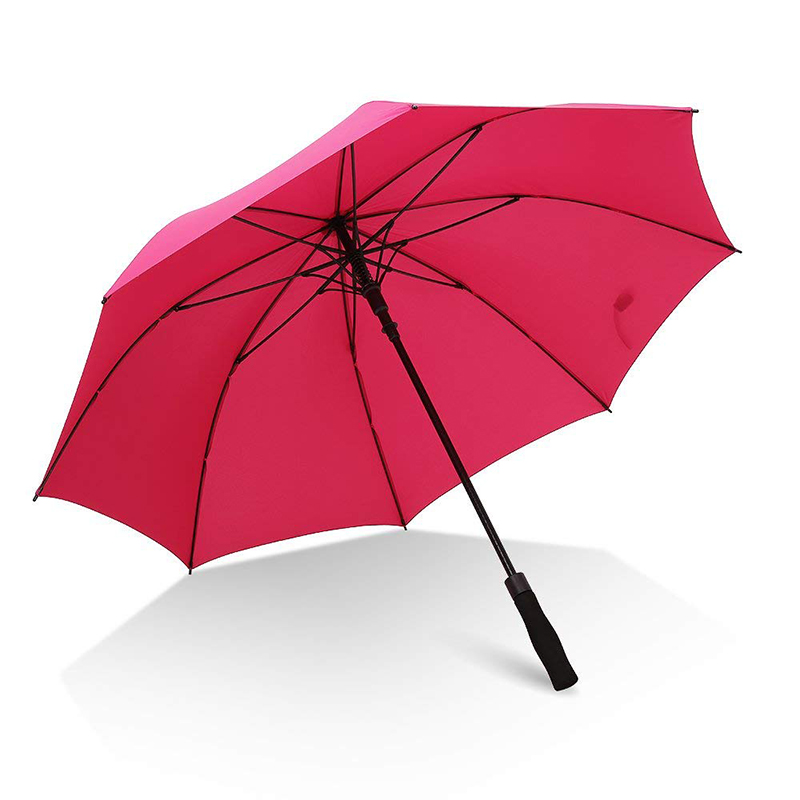 2019 cadru promoțional din fibră de sticlă EVA mâner umbrelă de golf cu imprimare personalizată