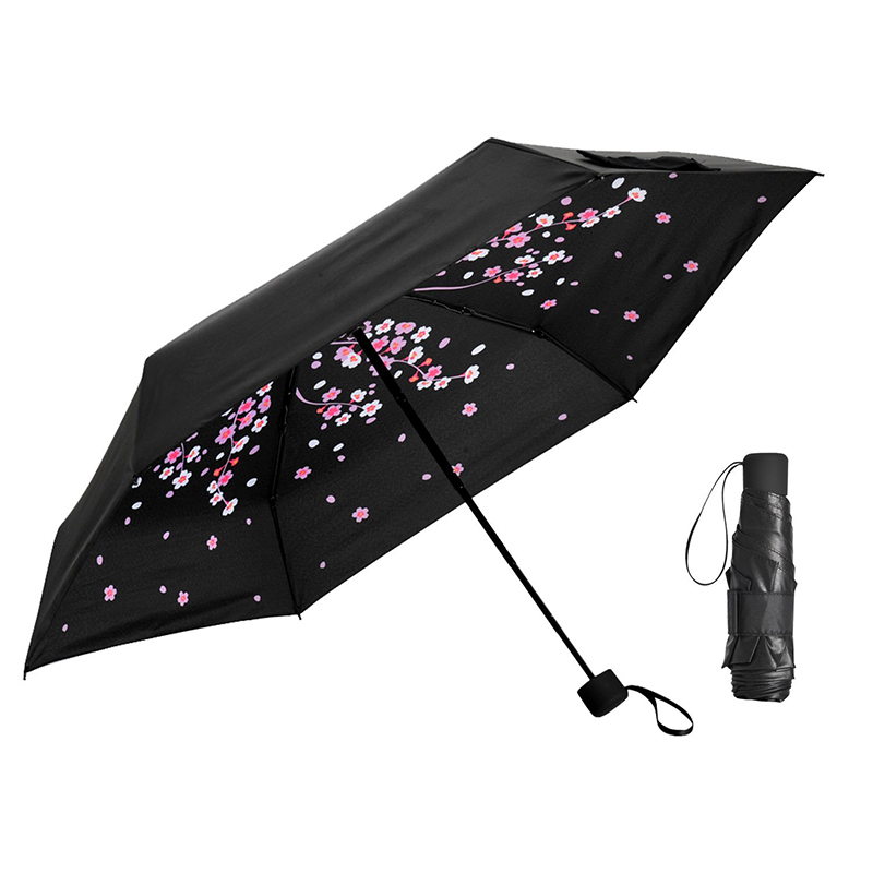 Protecție solară populară cu flori interioare de 5 ori mini umbrelă