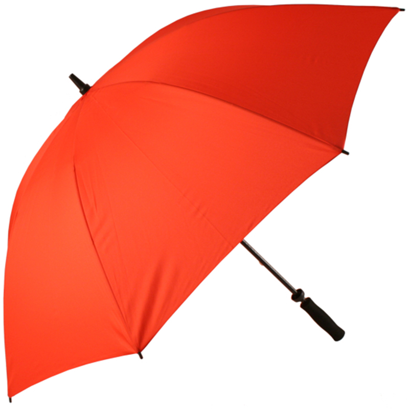 27 inch 30 inci în aer liber în aer liber cadru din fibră de sticlă rezistentă la vânt EVA mâner umbrelă de golf